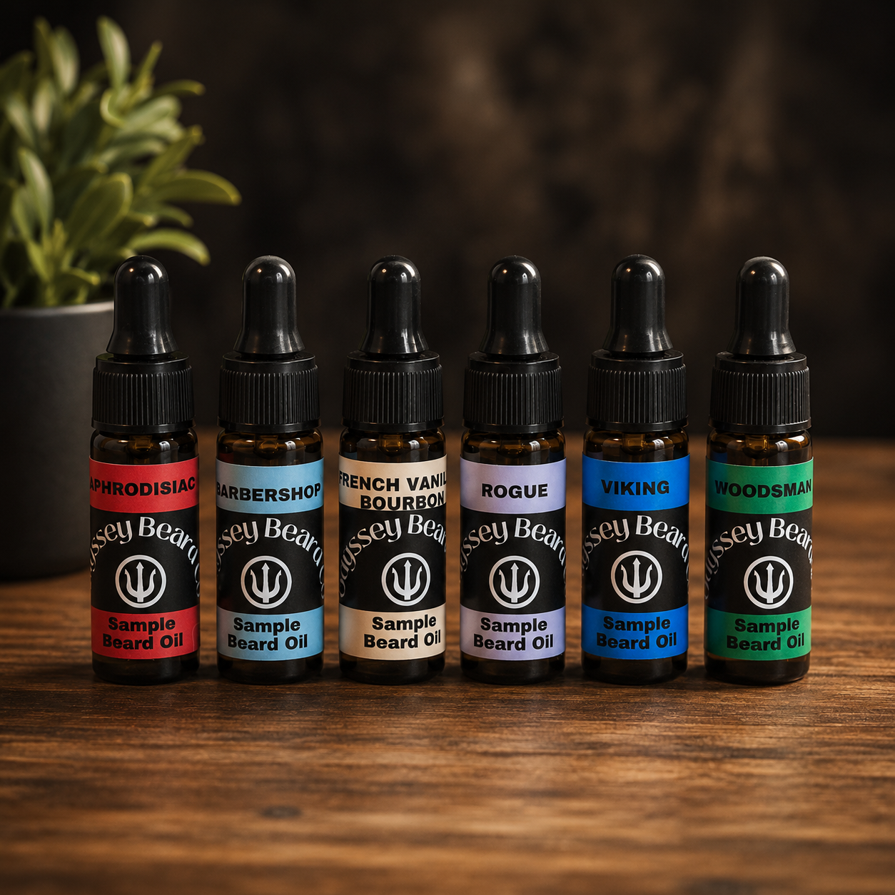 6 x 5ml Sample Beard Oils
