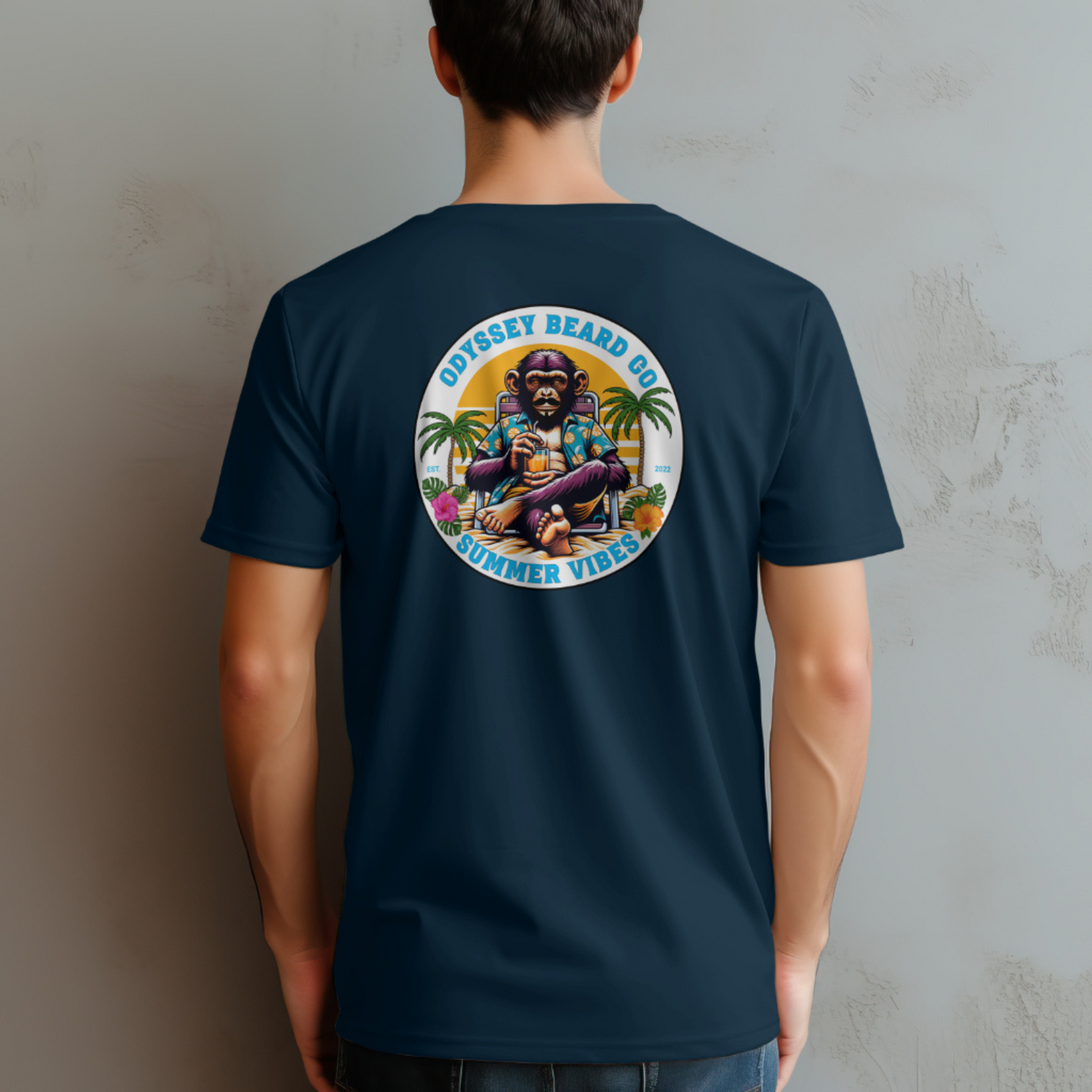Navy El Chimpo T-shirt