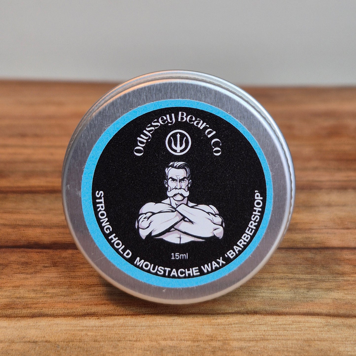 15ml Strong Hold Moustache Wax - 'Barbershop'