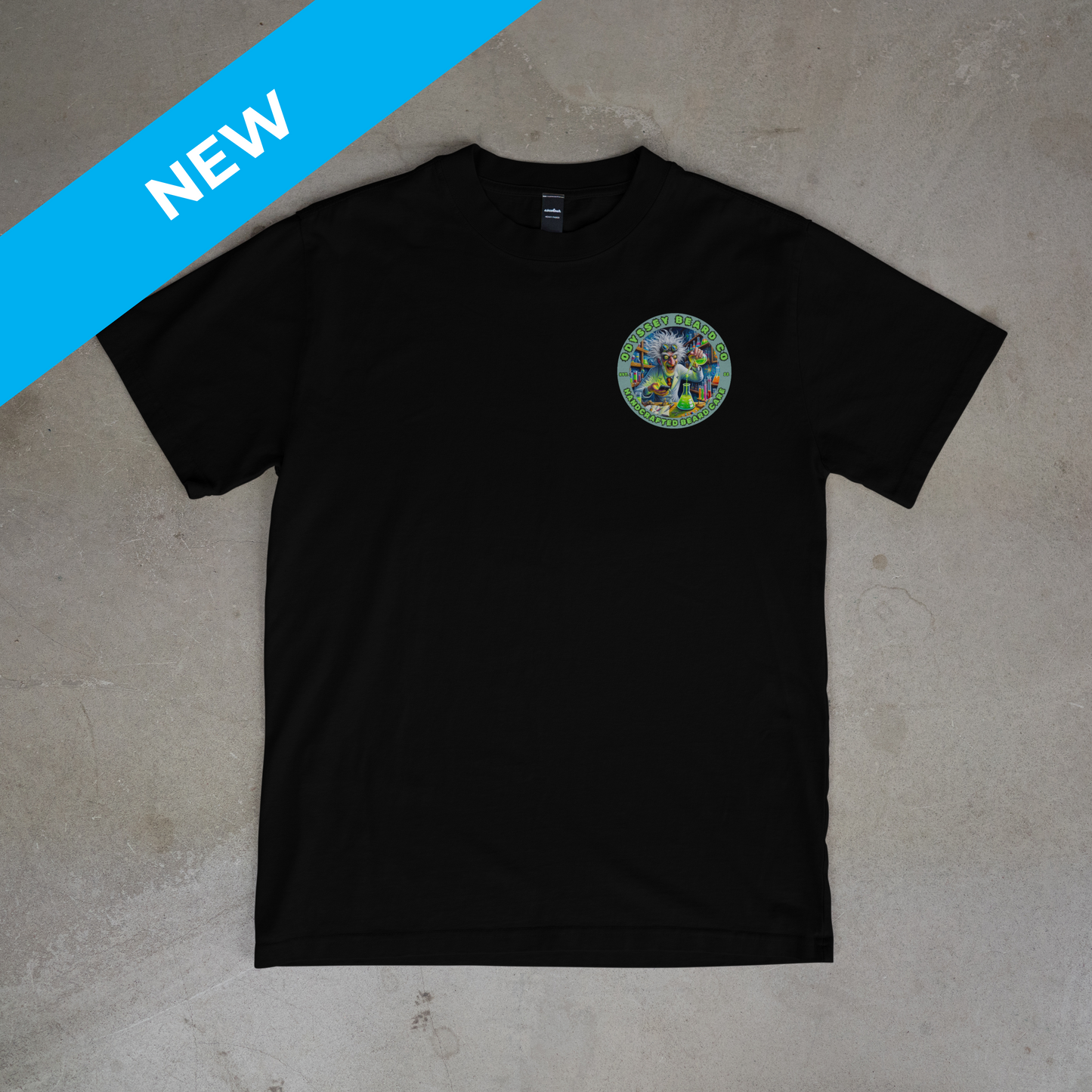 Black 'Mad Scientist' T-shirt