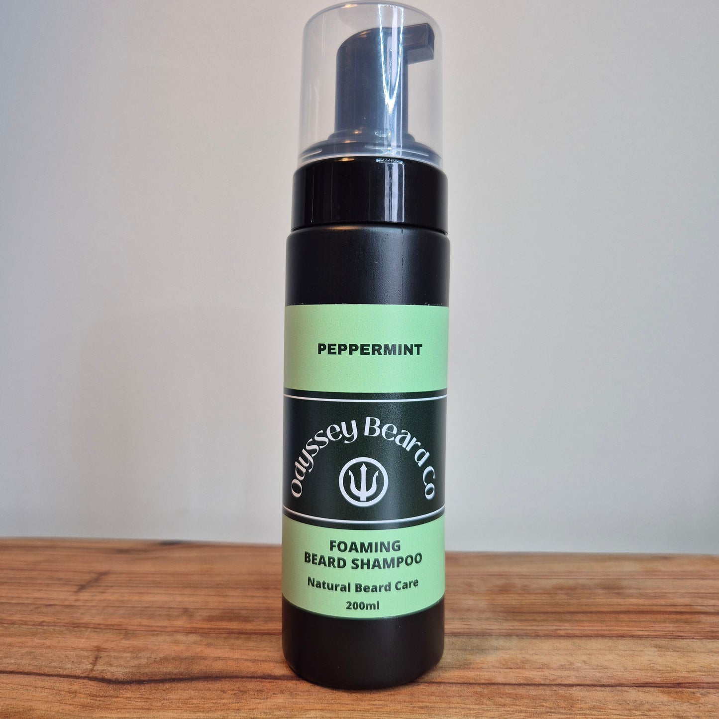 200ml Peppermint Foaming Beard Shampoo (100% natural)