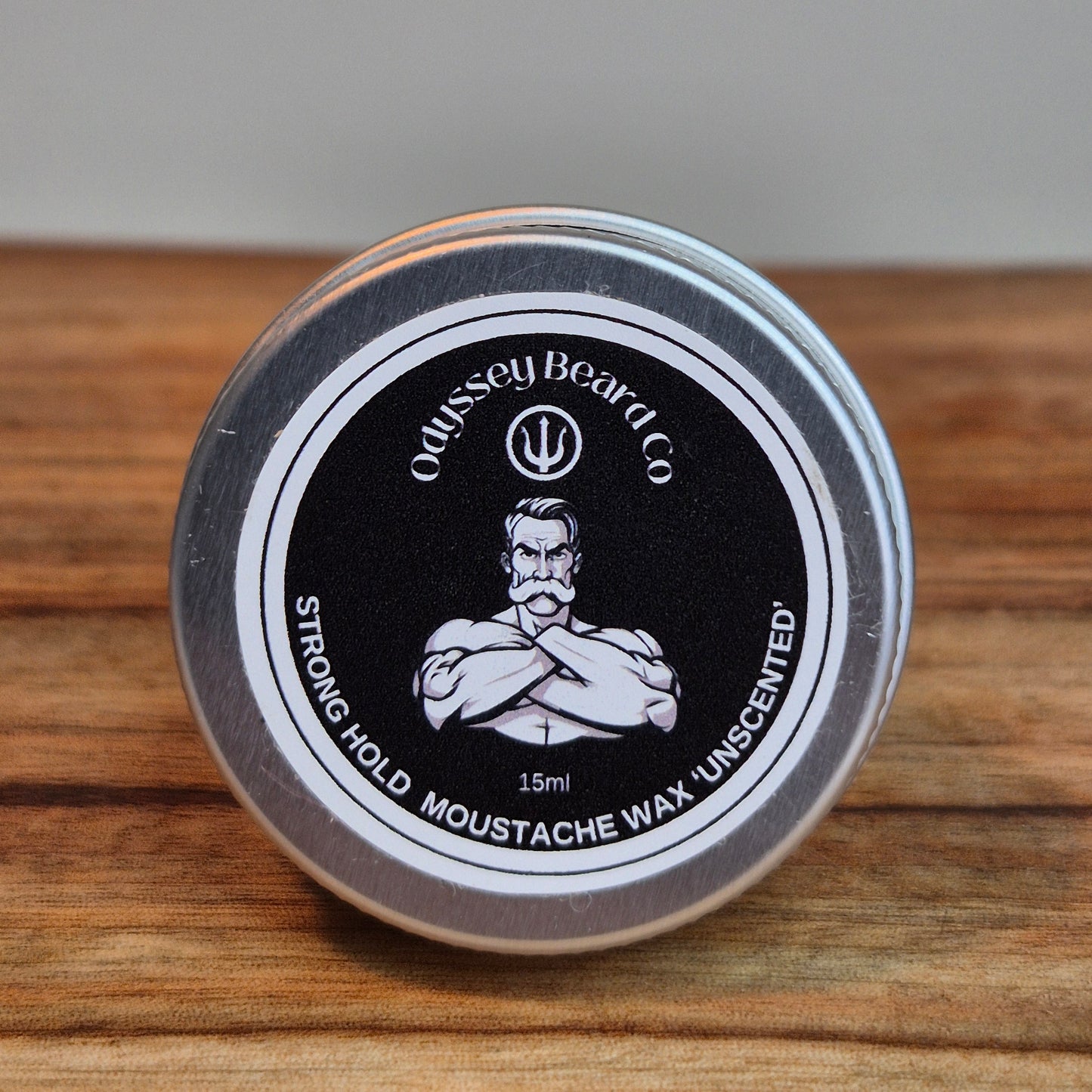 15ml Strong Hold Moustache Wax - 'Unscented'