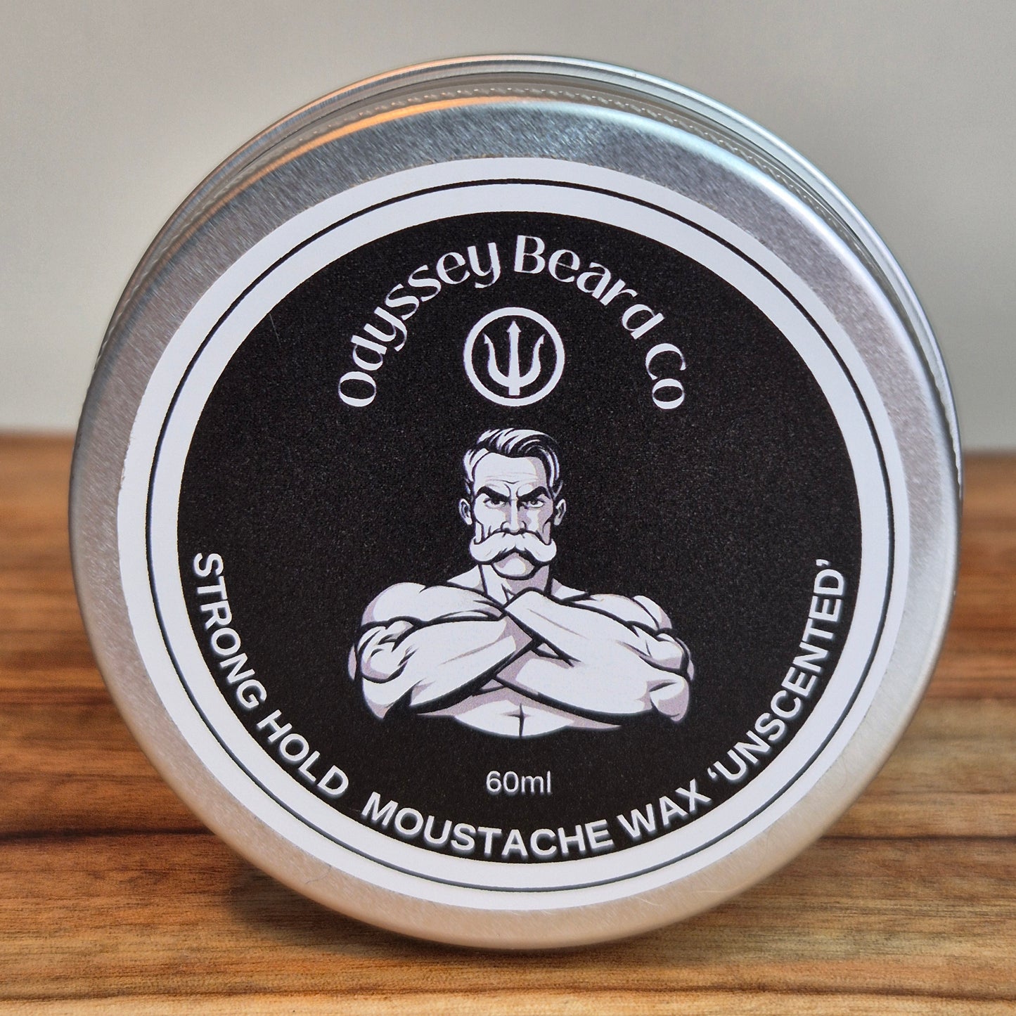 60ml Strong Hold Moustache Wax - 'Unscented'