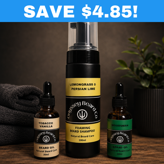 2 Oils + 1 Beard Shampoo Bundle