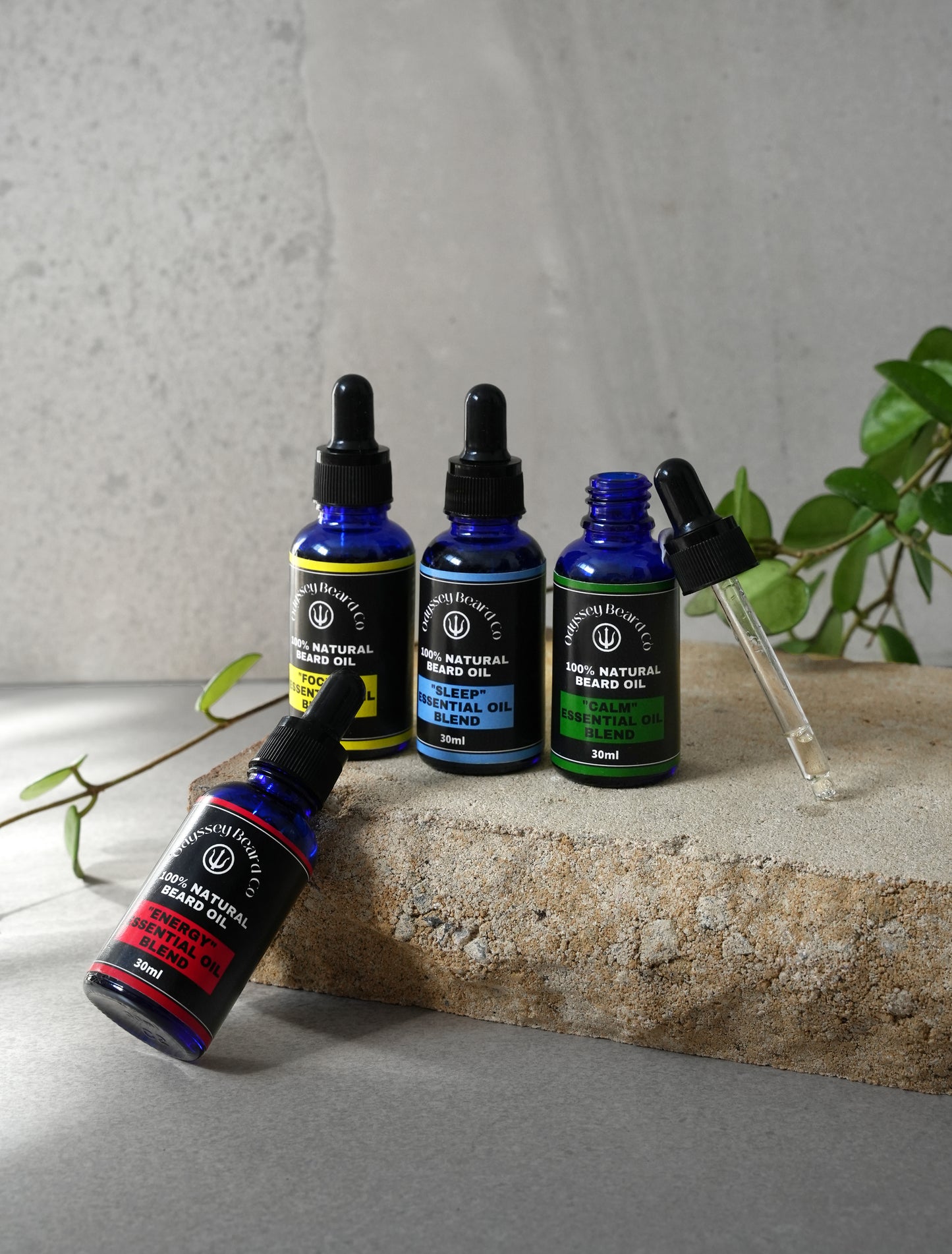 100% Natural Beard Oil Collection Bundle