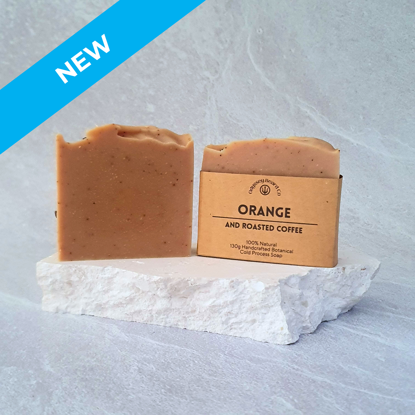 "Orange and Roasted Coffee" 100% Natural Hand and Body Soap