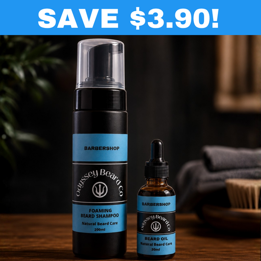 Beard Oil and Foaming Shampoo Bundle